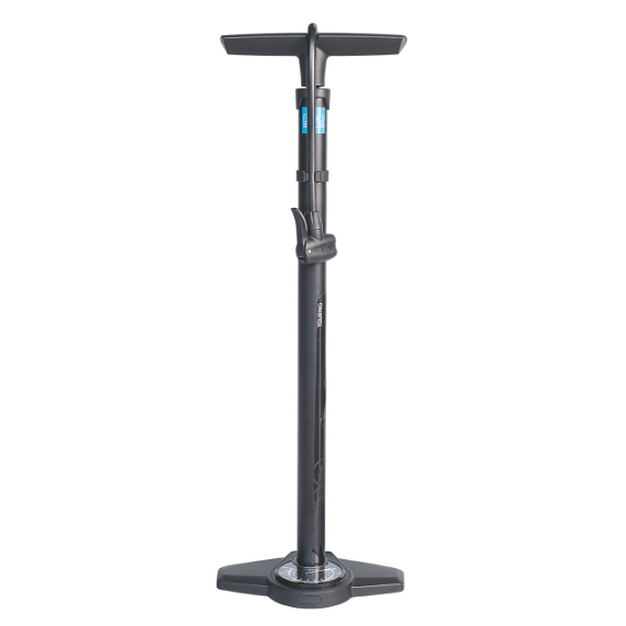 Photo - Pompe A Pied PRO Touring Cylindre Acier Avec Manométre