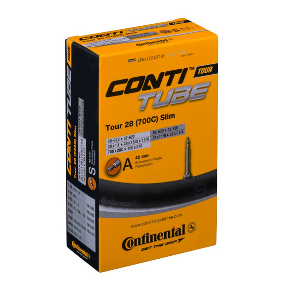 TUBE TOUR 28 SLIM VALVE PRESTA 28/37-609/642