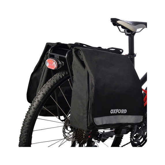 OXFORD Sykkelveske dobbel C20 Double Bag 20L svart