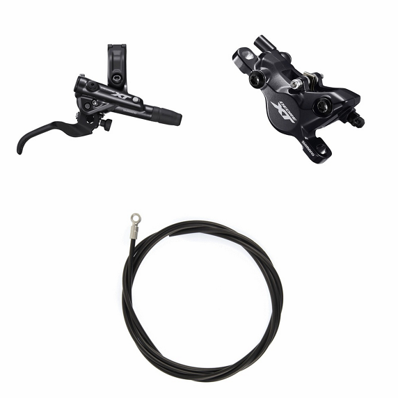 SHIMANO DEORE XT Freno (kit) BRM8100JTBLM8100 Dx / Post. Resina senza aletta Senza adattatore 1700 (black)