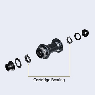 DEORE XT フロントハブ 110x15 mm E-スルー