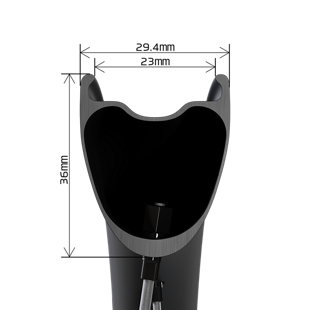 RODA C36 TUBELESS DURA-ACE TRASEIRA