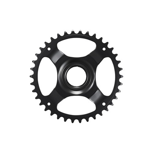Plateau E*spec Direct Mount 34 Dents Aluminium – Compatible Shimano E8000 / EP8, Noir